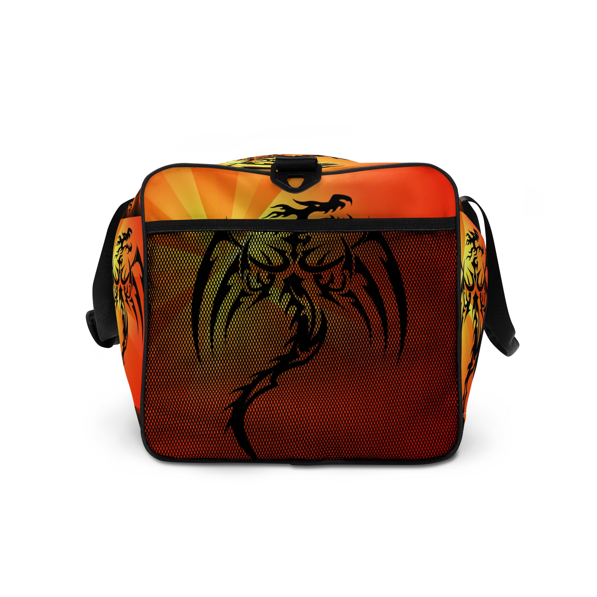 Red Fire Breathing Dragon Duffle Bag