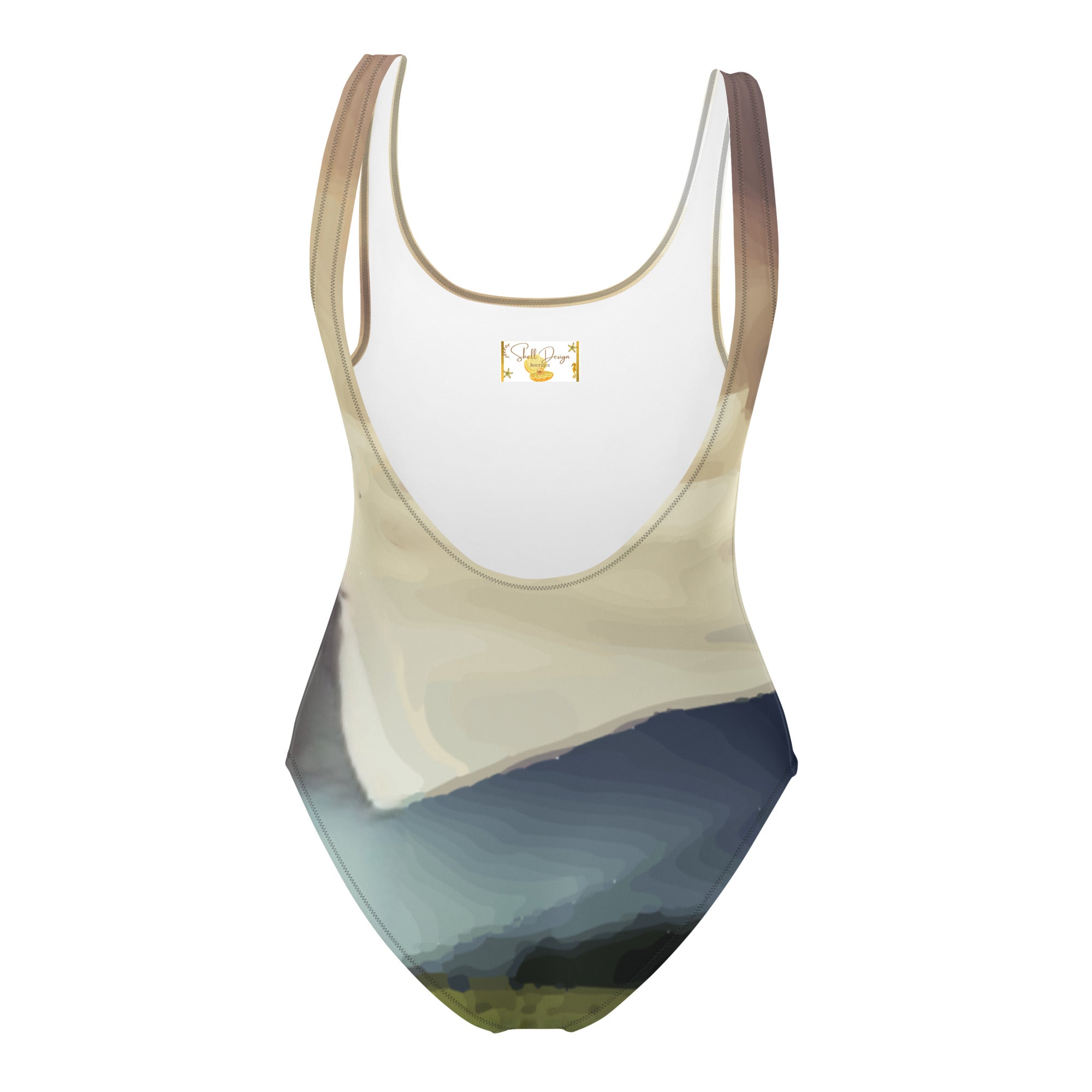 Wild Black Horse One-Piece Swimsuit
