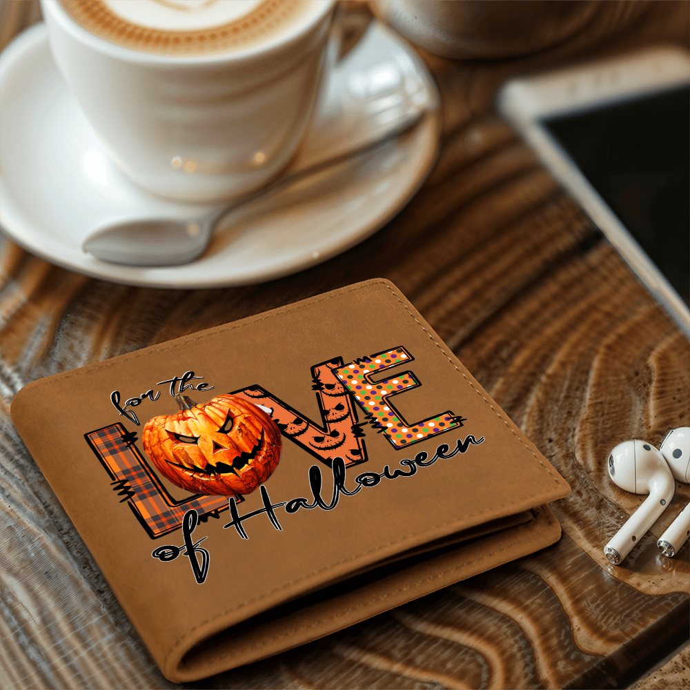 For the Love of Halloween Graphic Leather Wallet