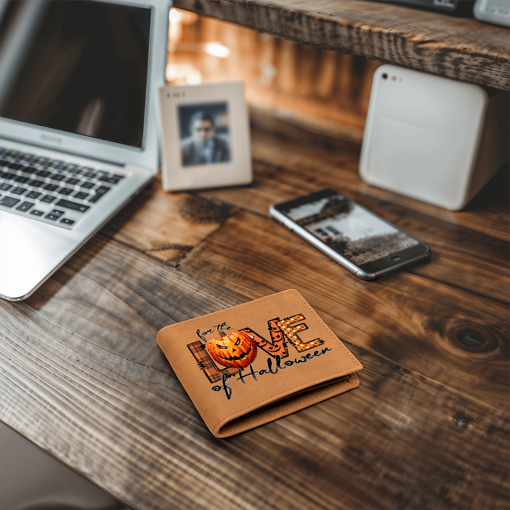 For the Love of Halloween Graphic Leather Wallet