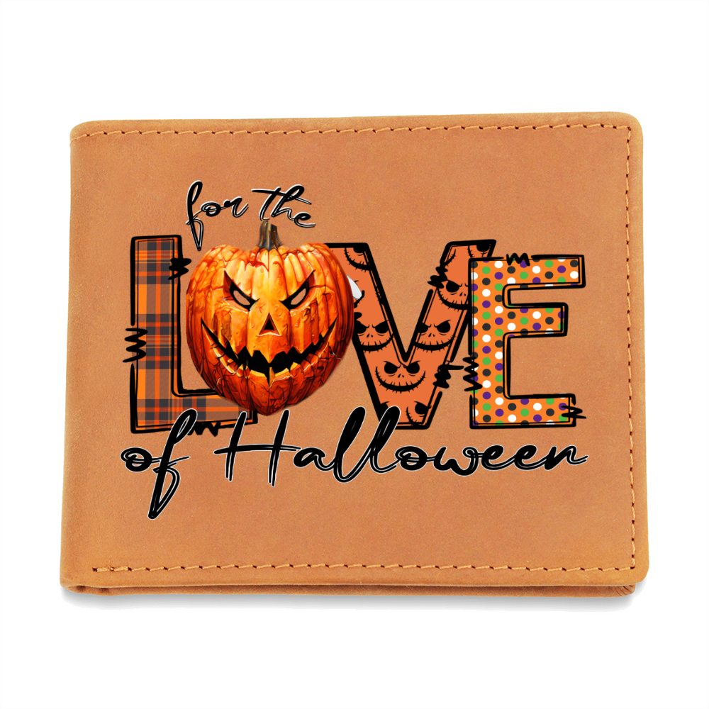For the Love of Halloween Graphic Leather Wallet