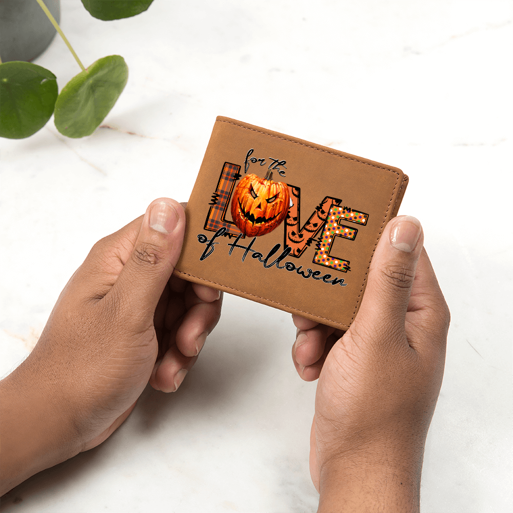 For the Love of Halloween Graphic Leather Wallet