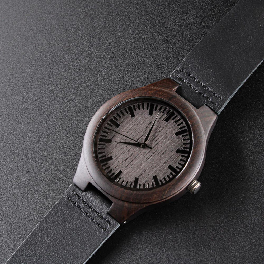 Deer Hunter Legends Made in the Fall Engraved Wooden Watch