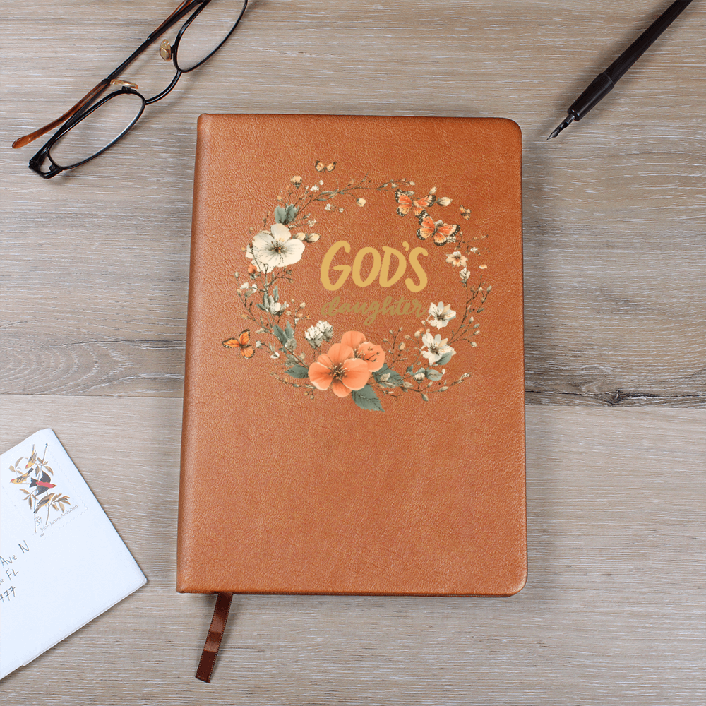 God's Daughter Faith Based Vegan Leather Graphic Journal
