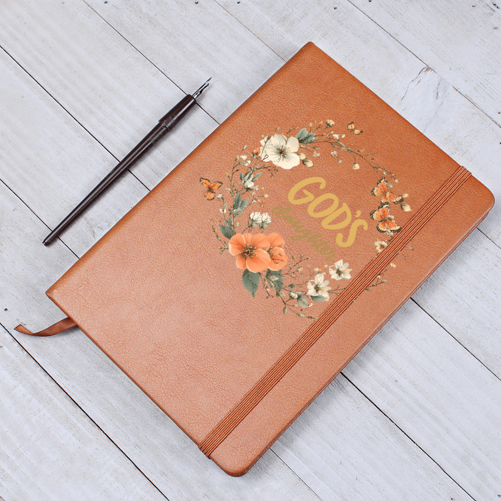 God's Daughter Faith Based Vegan Leather Graphic Journal