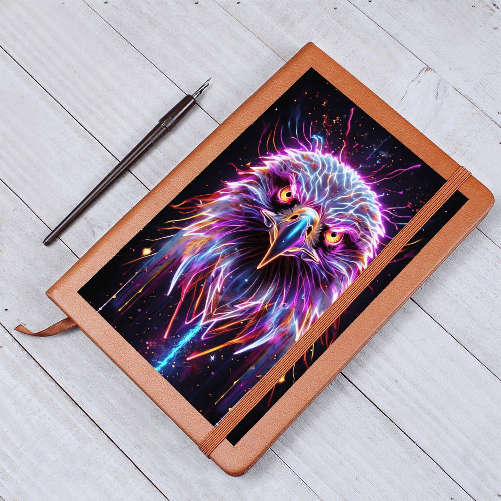 Electric Eagle USA Graphic Leather Journal