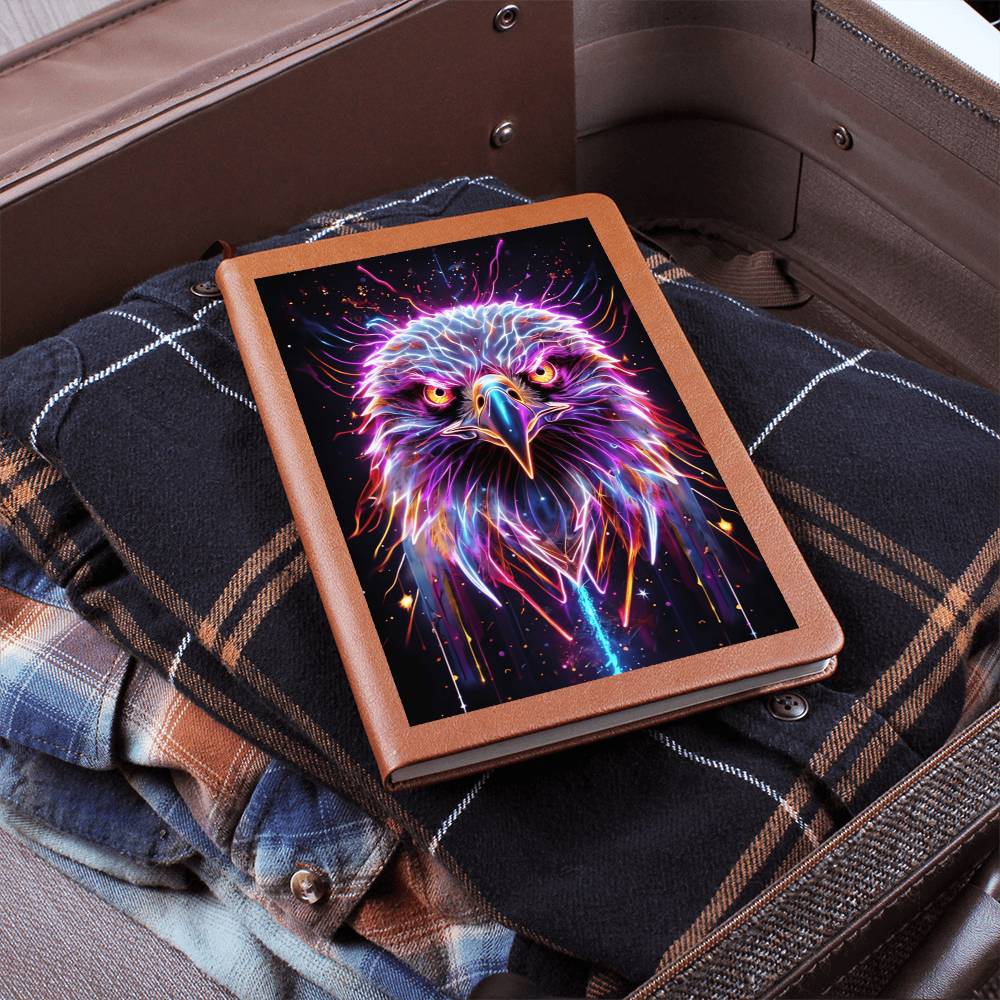 Electric Eagle USA Graphic Leather Journal