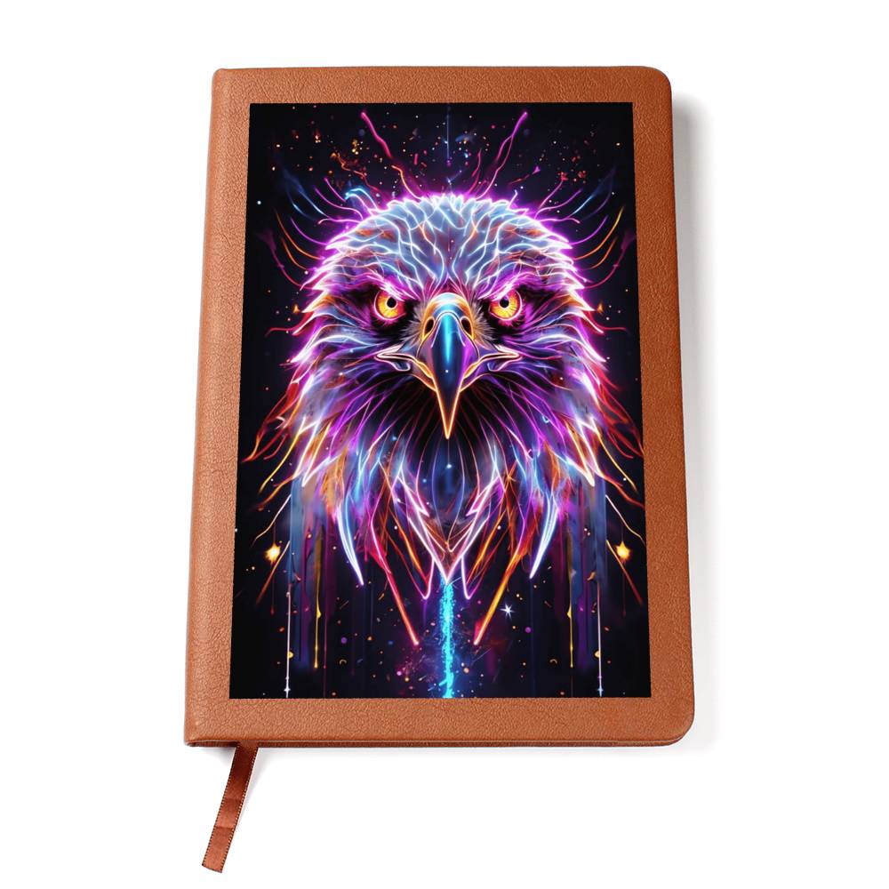 Electric Eagle USA Graphic Leather Journal