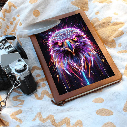 Electric Eagle USA Graphic Leather Journal