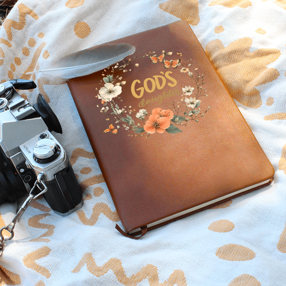 God's Daughter Faith Based Vegan Leather Graphic Journal
