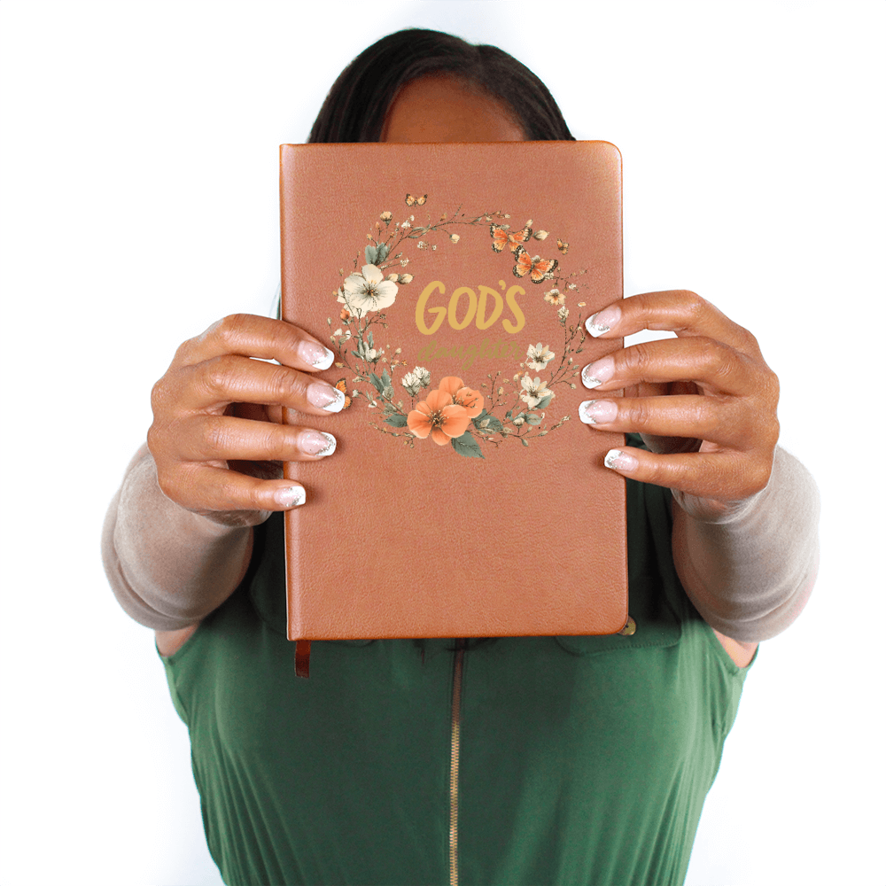 God's Daughter Faith Based Vegan Leather Graphic Journal