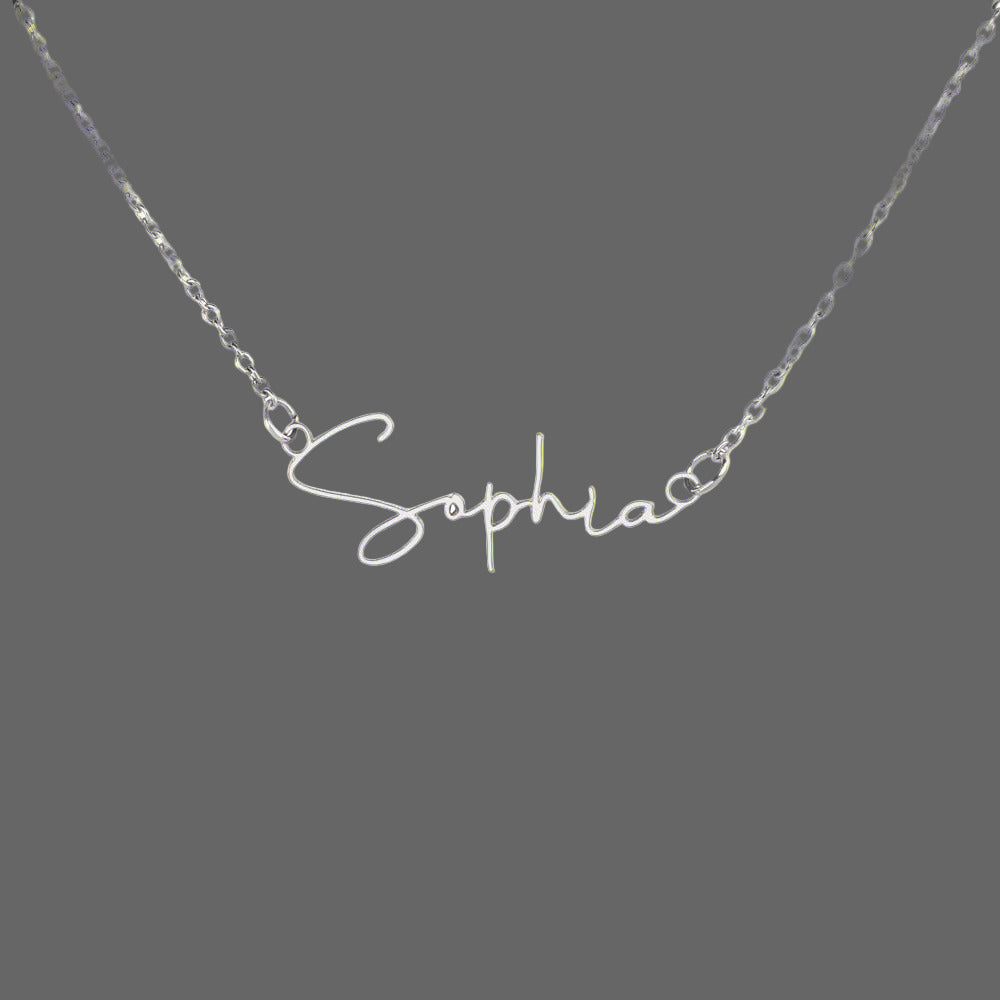 Signature Style Custom Name Necklace