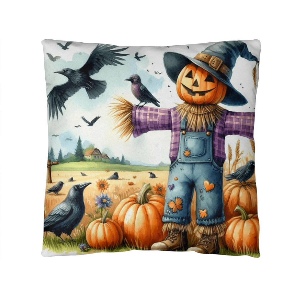 Fall Scarecrow Indoor/Outdoor Fully Stuffed Pillow