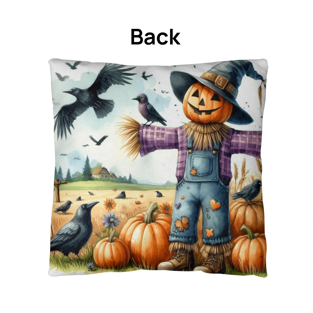 Fall Scarecrow Indoor/Outdoor Fully Stuffed Pillow