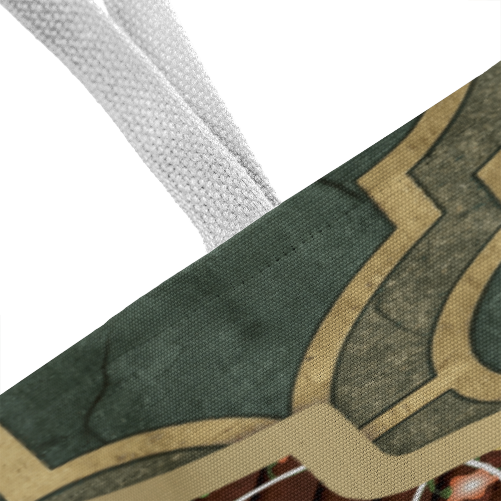 Merry Christmas Arabasque Tile Classic Tote Bag