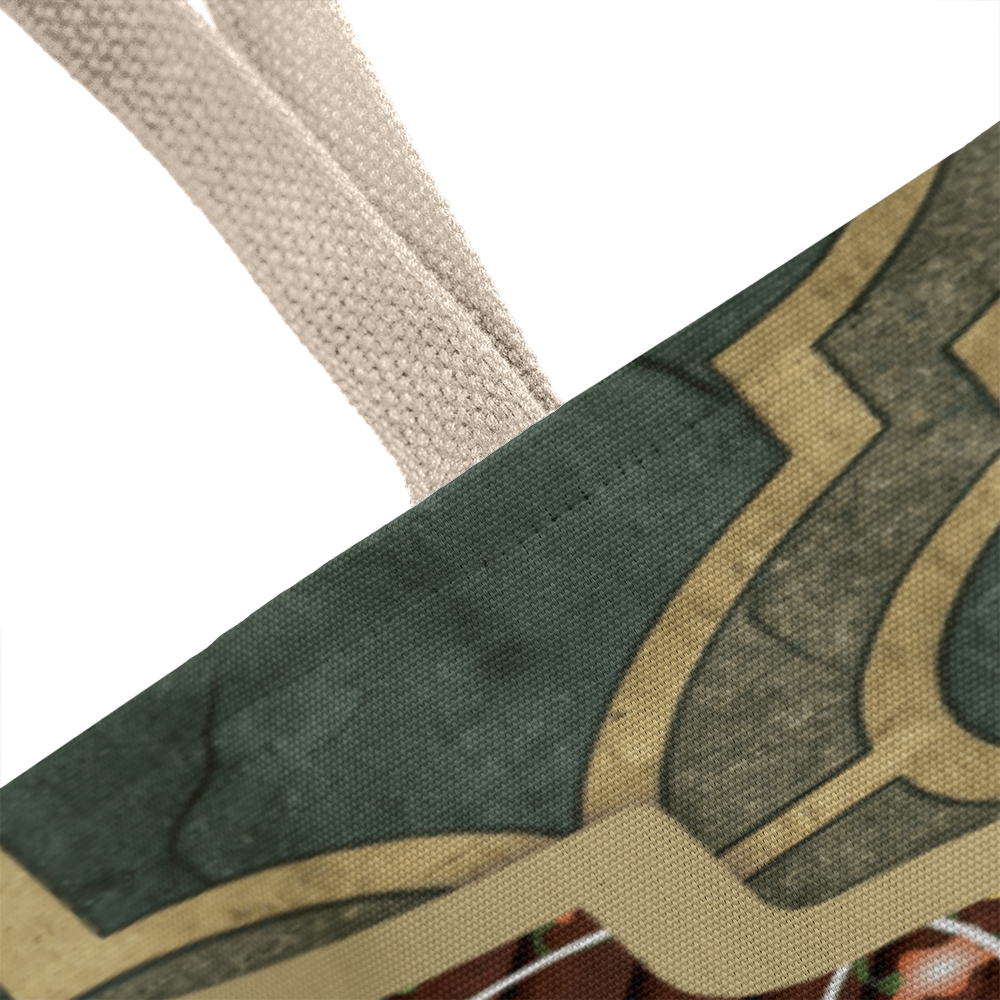 Merry Christmas Arabasque Tile Classic Tote Bag