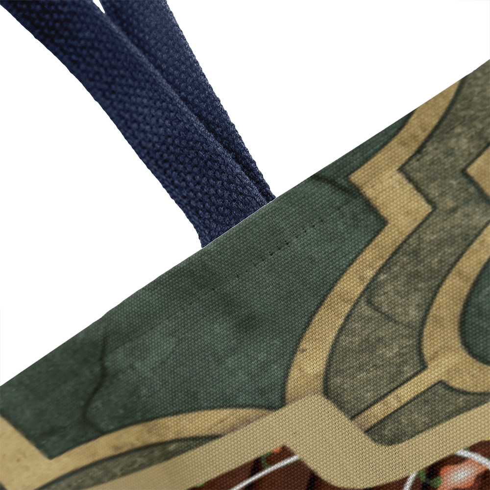 Merry Christmas Arabasque Tile Classic Tote Bag