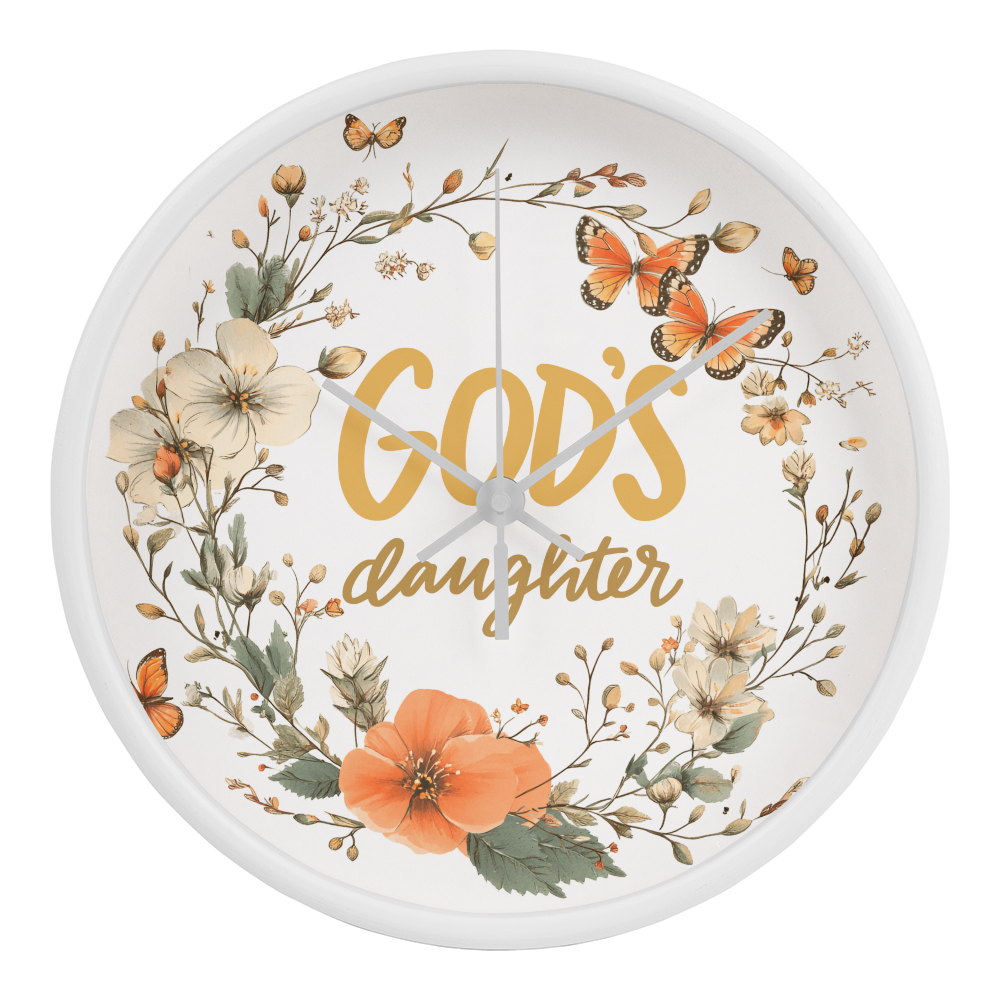 God's Daughter Floral Wood Frame 10