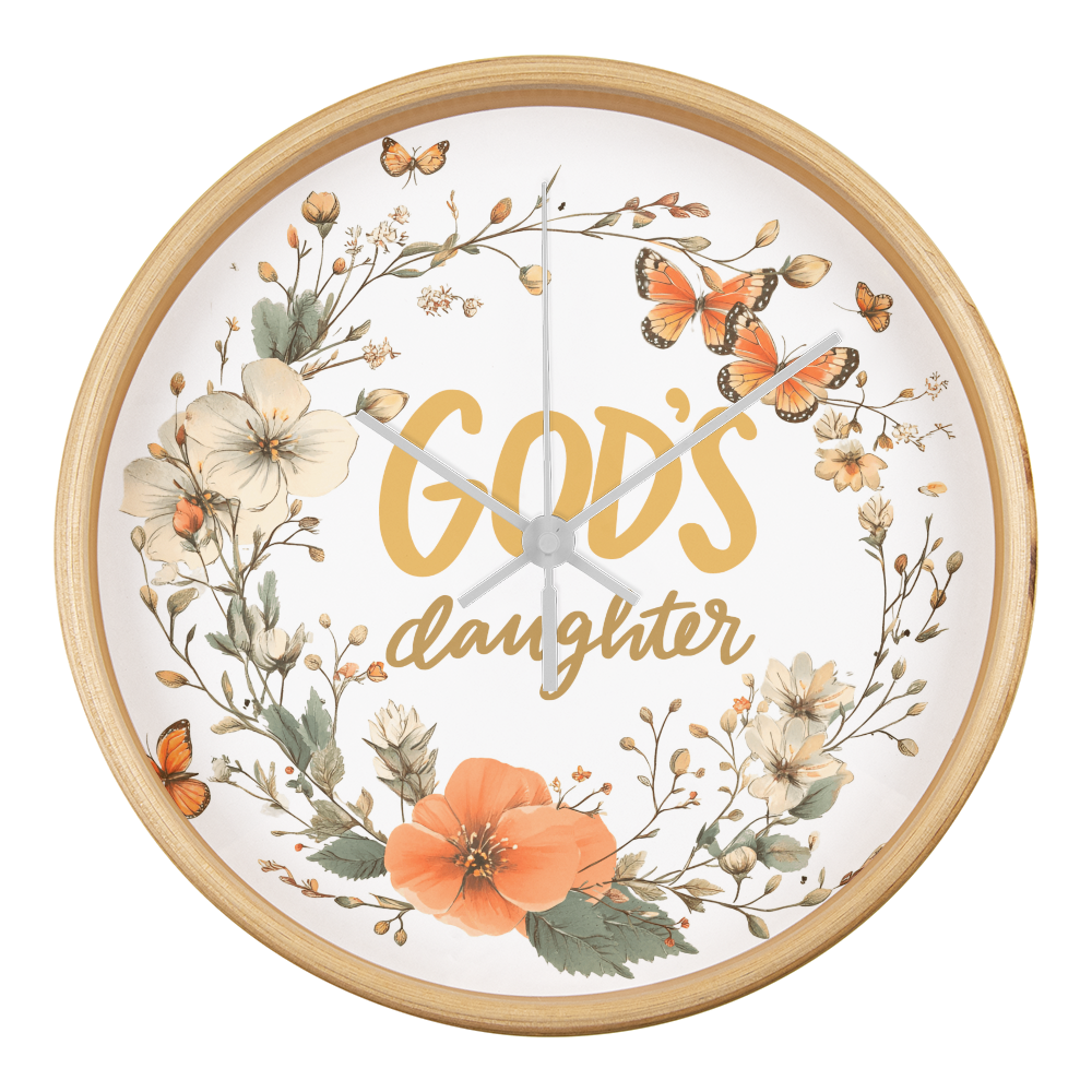 God's Daughter Floral Wood Frame 10