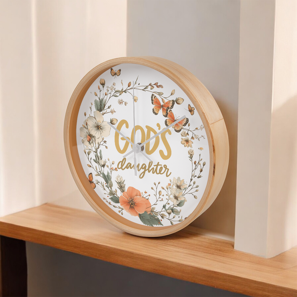 God's Daughter Floral Wood Frame 10