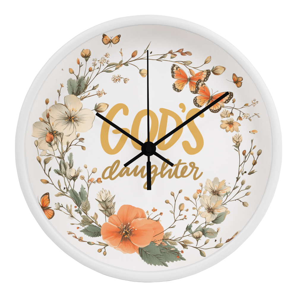 God's Daughter Floral Wood Frame 10