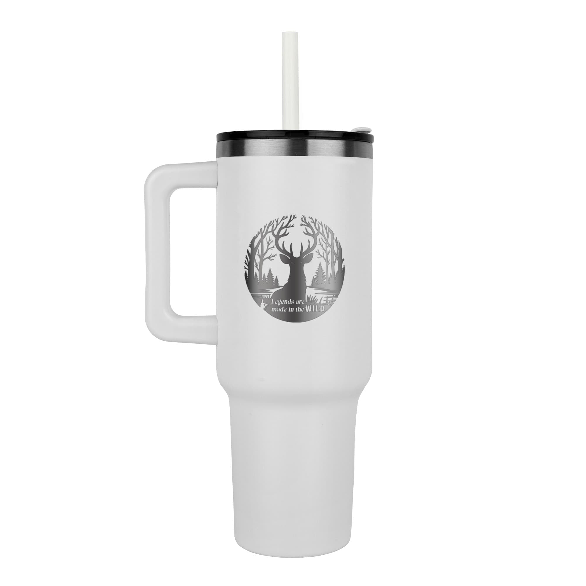 Legends are Made in the Wild Deer Hunter Pinnacle 40oz Tumbler