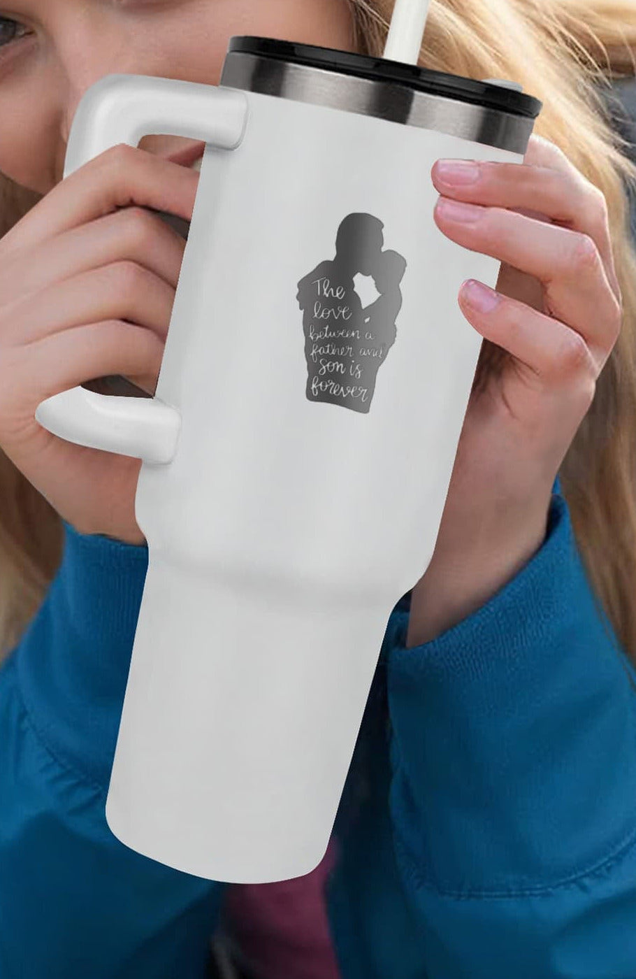 The Love Between Father & Son is Forever Pinnacle 40 oz Tumbler
