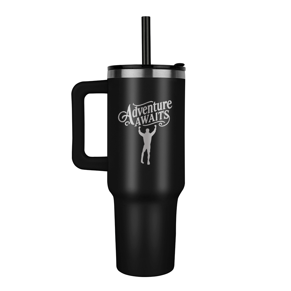 Adventure Awaits Pinnacle Engraved 40 oz Tumbler