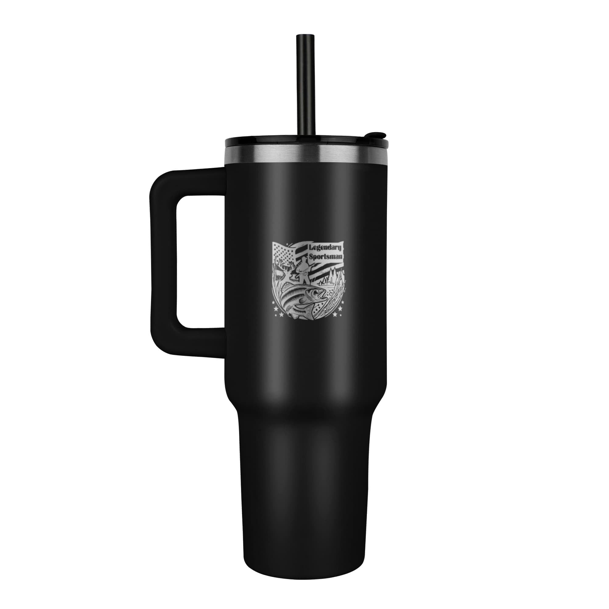 Legendary Sportsman Hunter Fisherman Pinnacle Engraved 40oz Tumbler