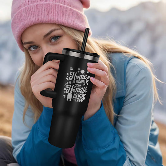 Home is Where Your Honey Is Pinnacle 40 oz Tumbler