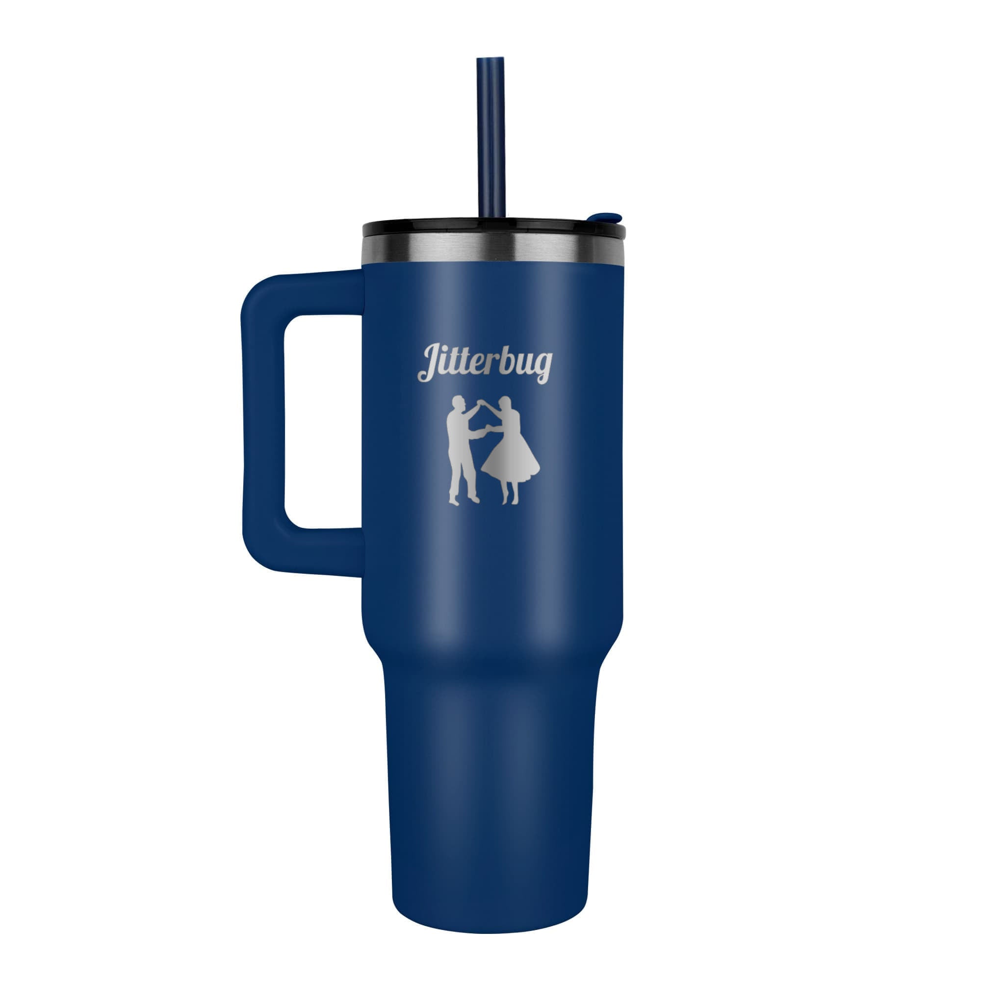Jitterbug Dancing Couple Engraved Pinnacle 40 oz Tumbler