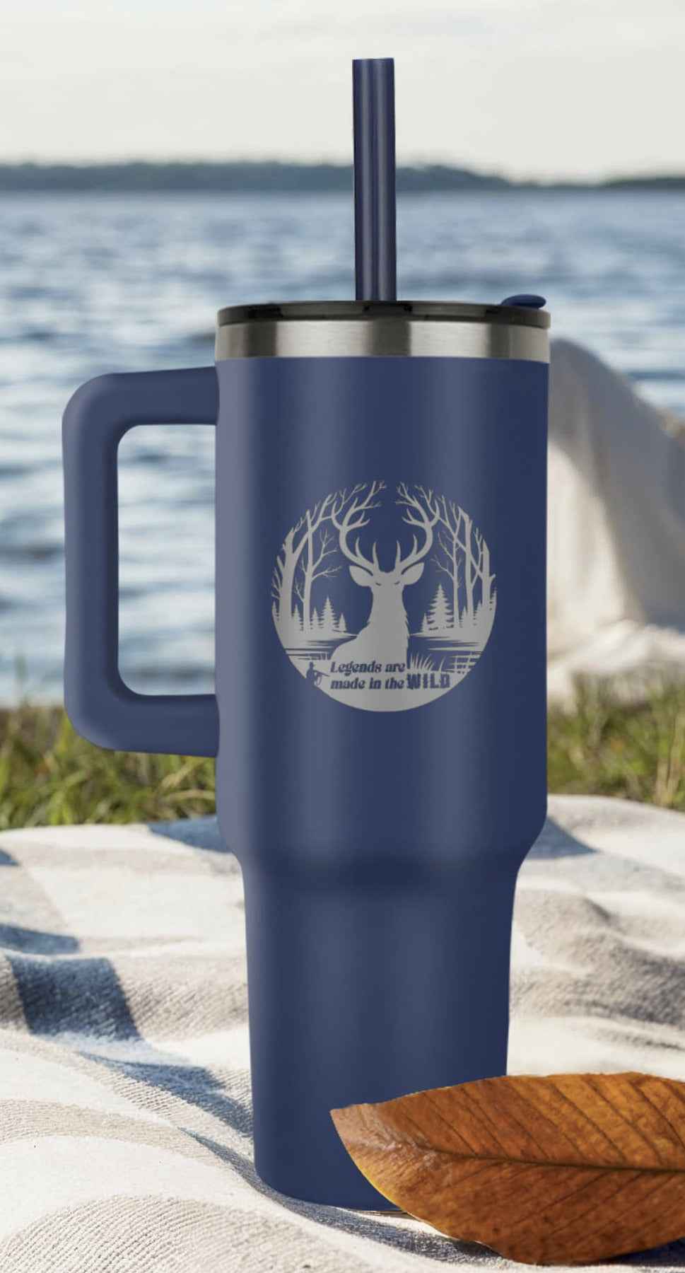 Legends are Made in the Wild Deer Hunter Pinnacle 40oz Tumbler