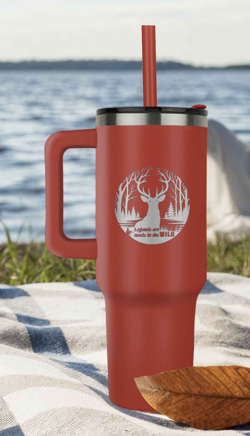 Legends are Made in the Wild Deer Hunter Pinnacle 40oz Tumbler