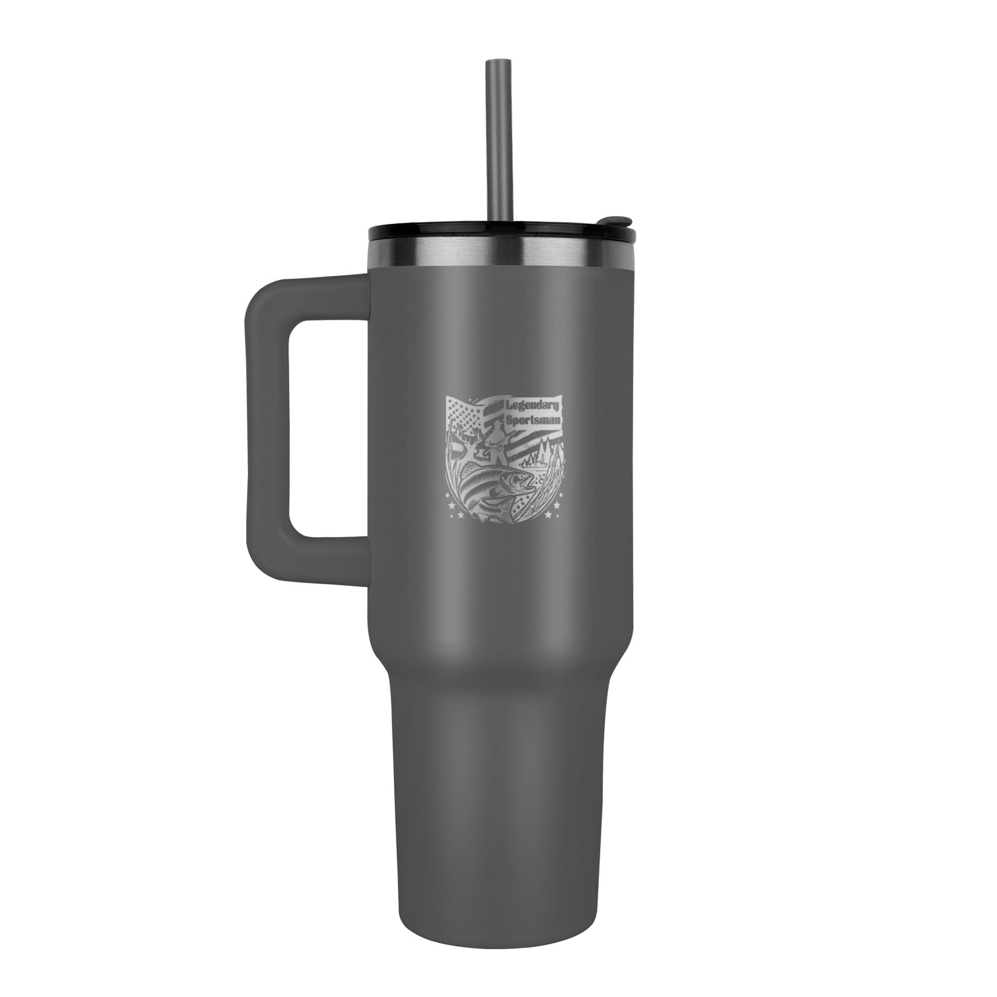 Legendary Sportsman Hunter Fisherman Pinnacle Engraved 40oz Tumbler