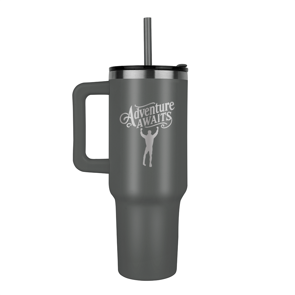 Adventure Awaits Pinnacle Engraved 40 oz Tumbler