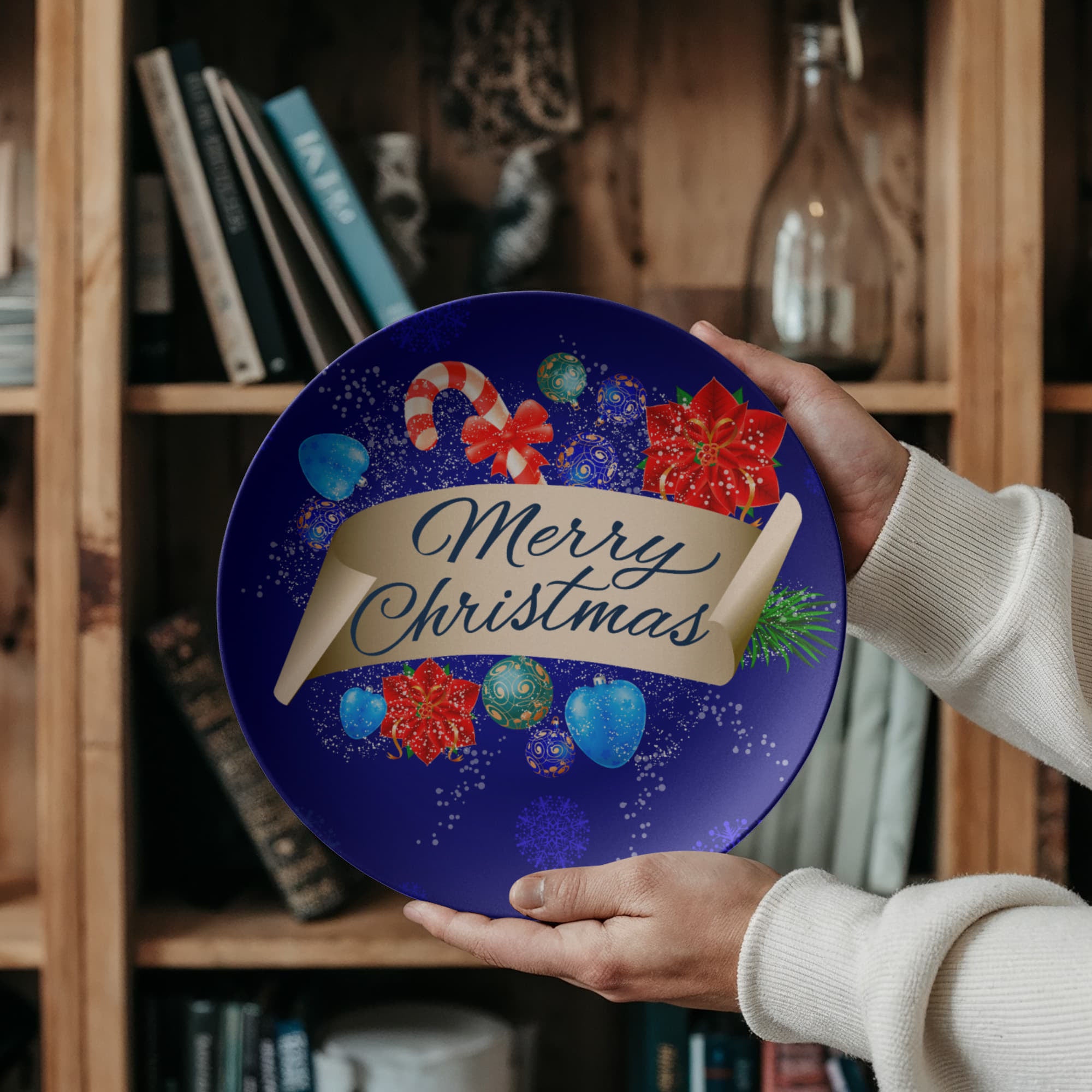 Blue Merry Christmas 10