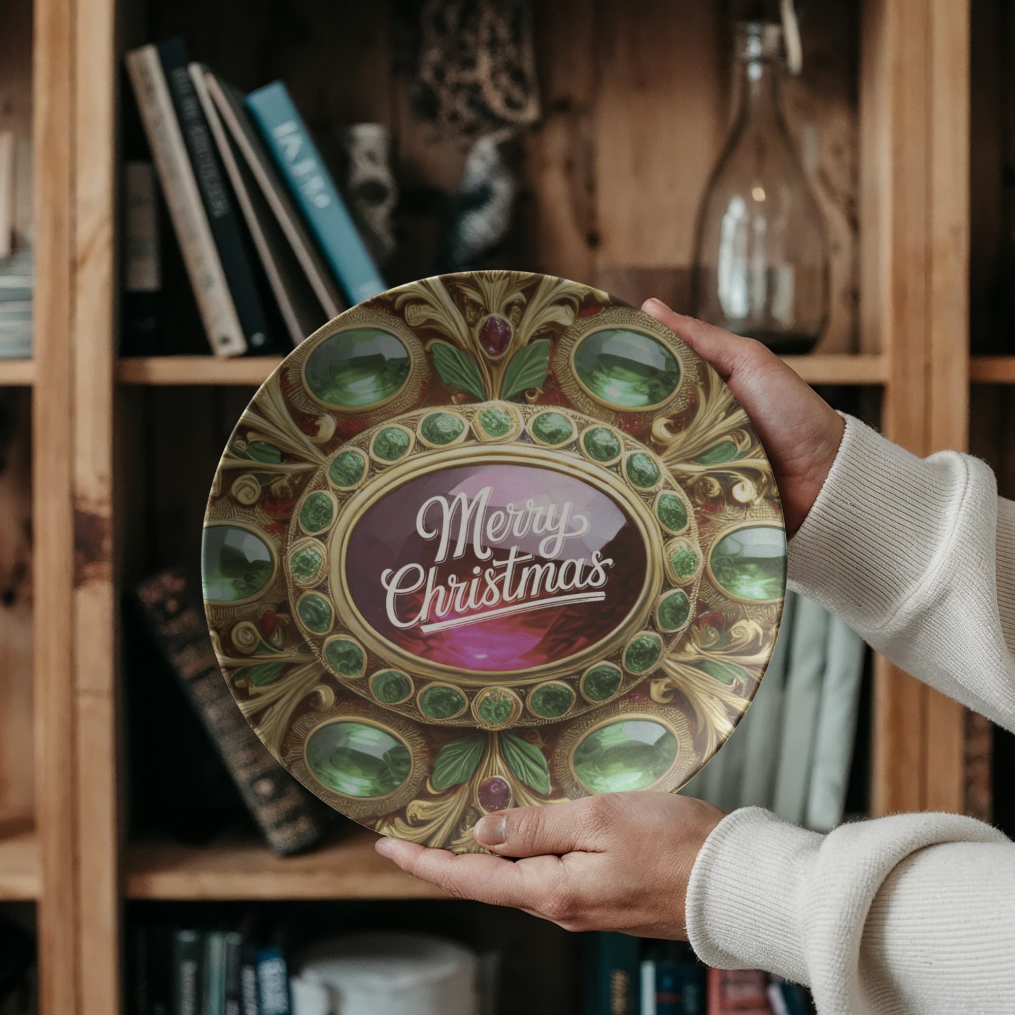 Ornate Golden Frame with Gemstones 10