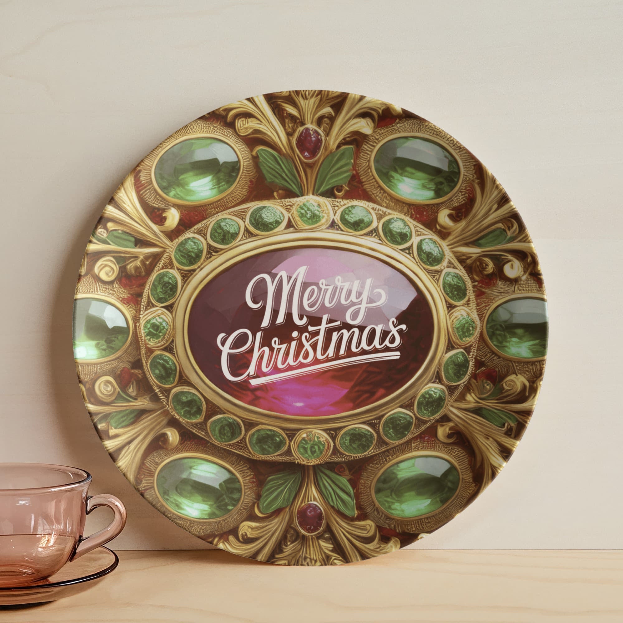 Ornate Golden Frame with Gemstones 10