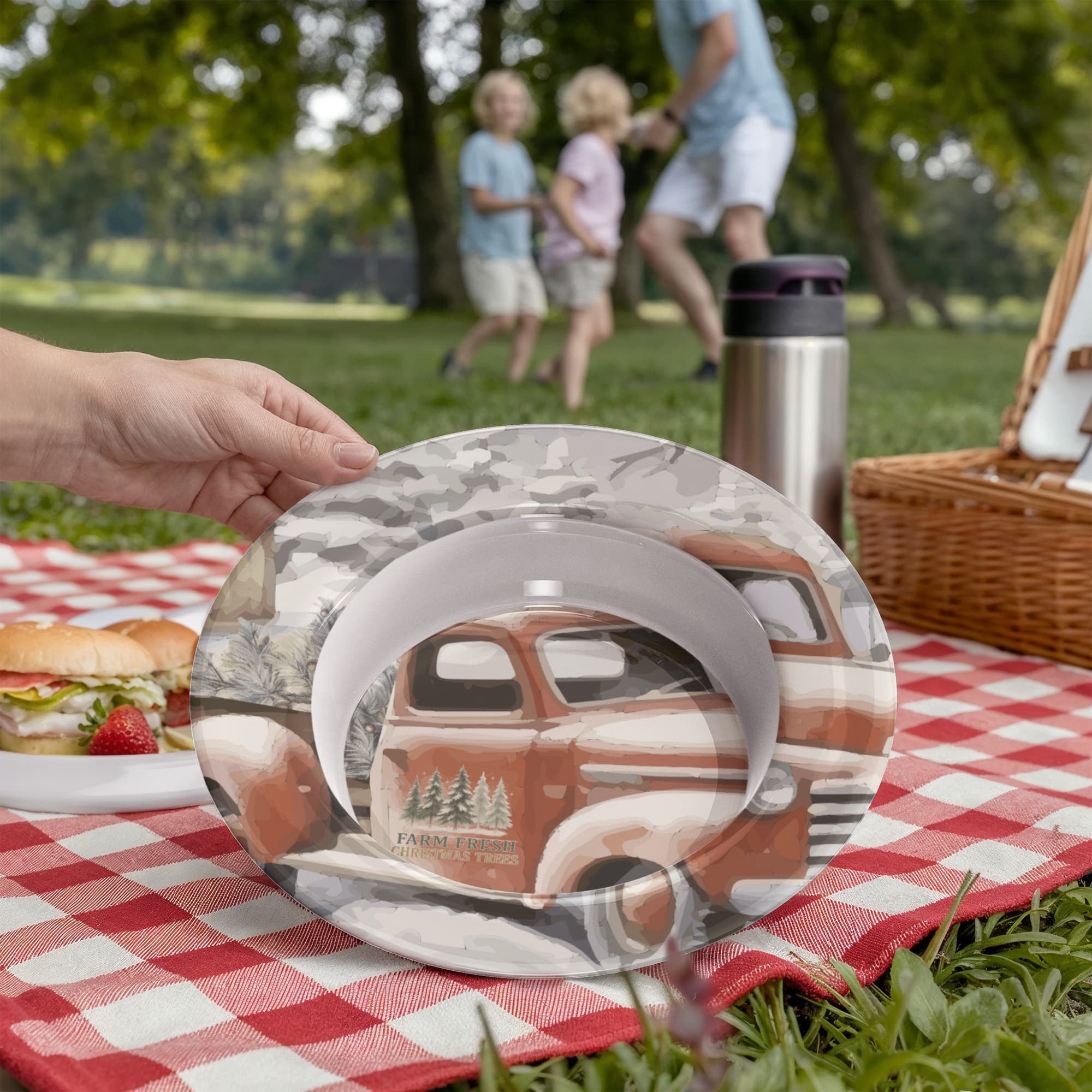 Farm Fresh Christmas Trees Vintage Truck 8.5