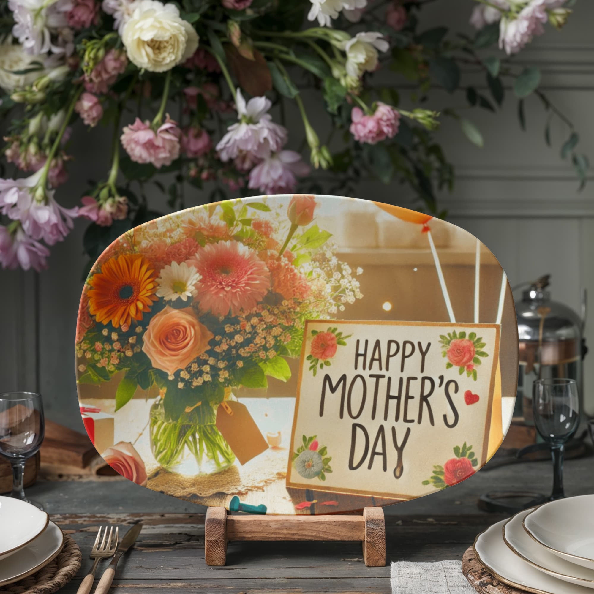 Happy Mother's Day Card and Flowers  10