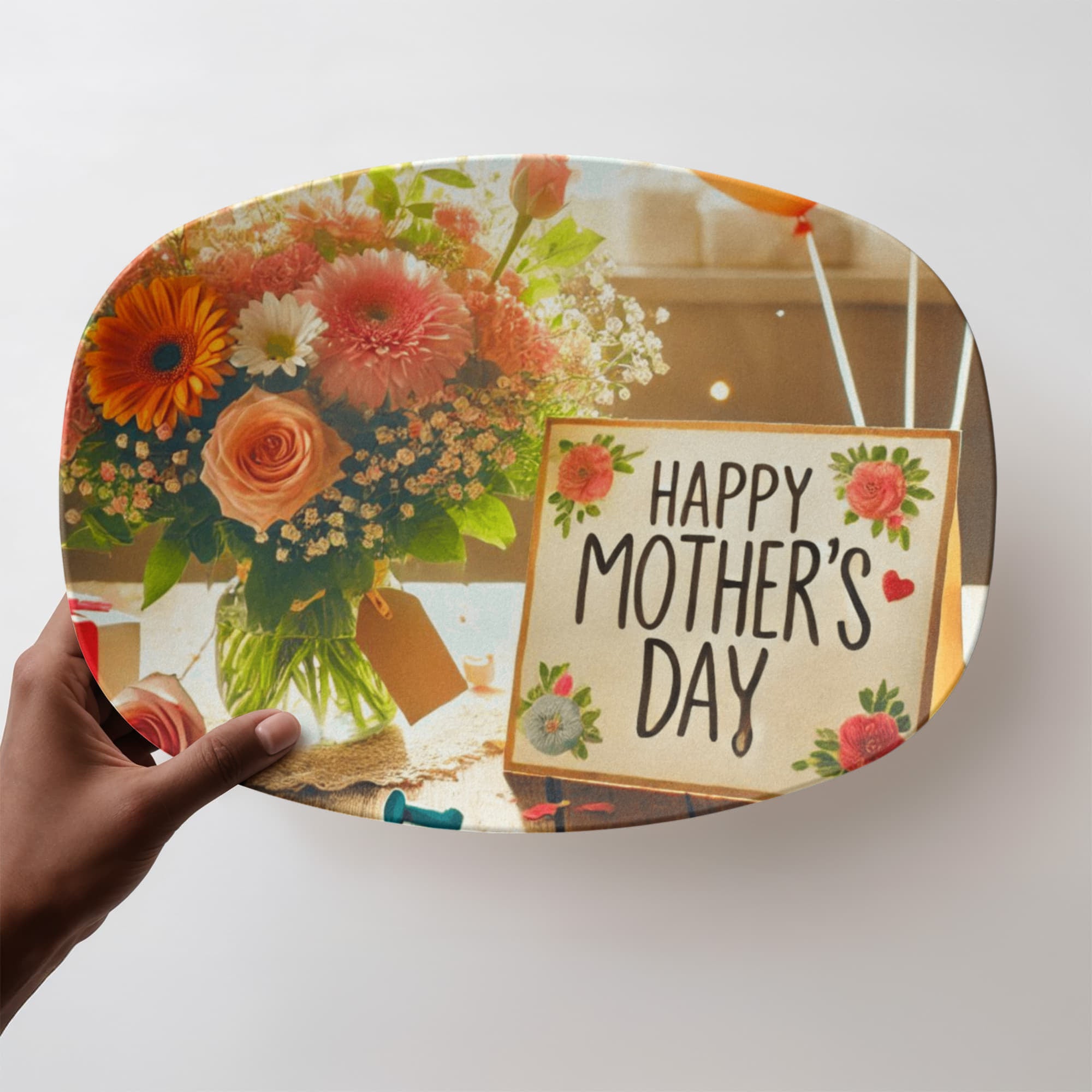 Happy Mother's Day Card and Flowers  10