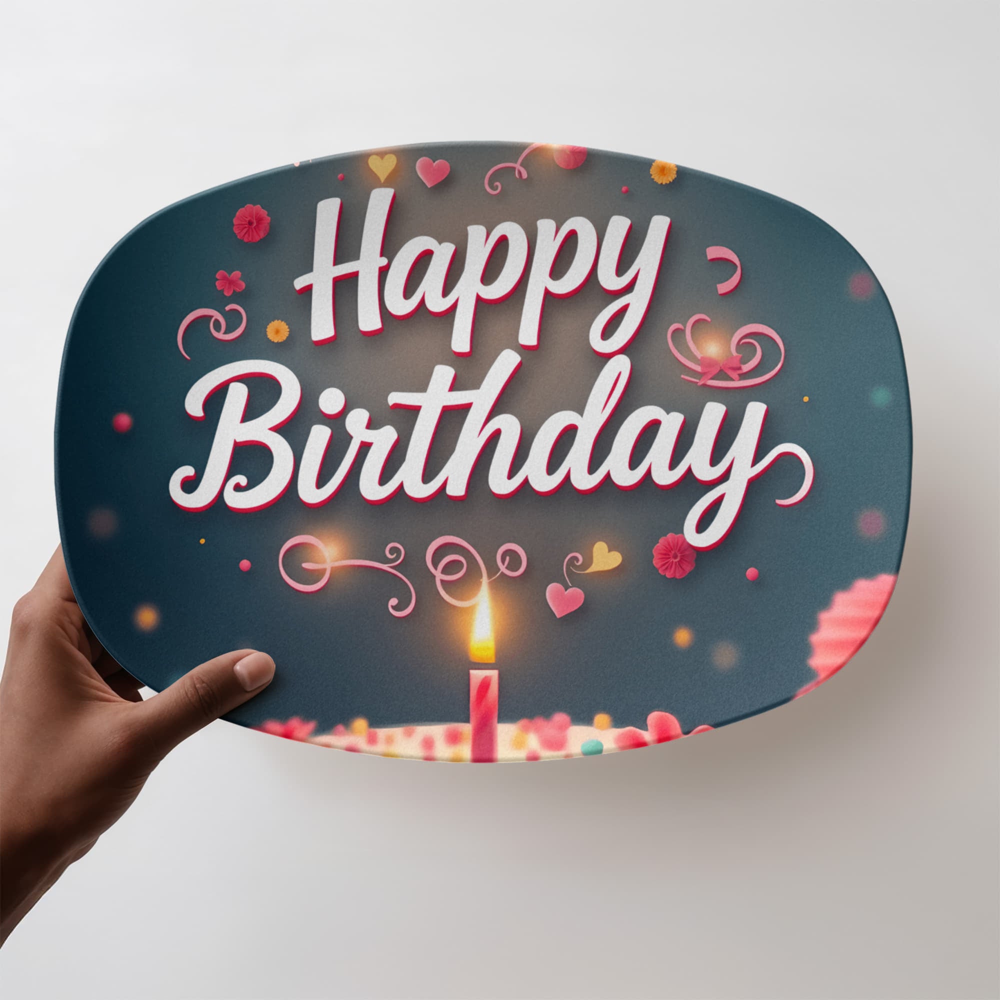 Happy Birthday  Cake & Candle 10