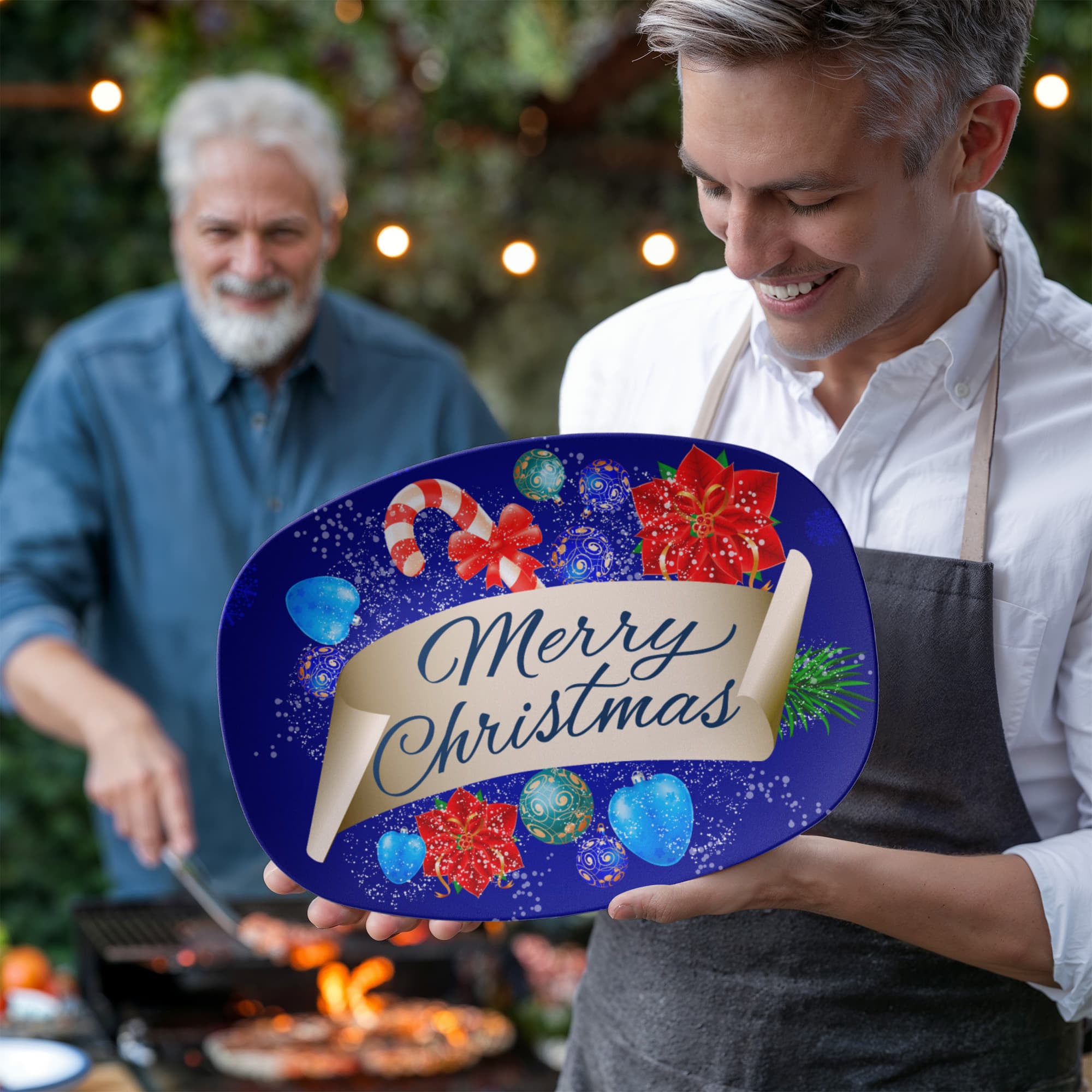 Blue Merry Christmas Design 10