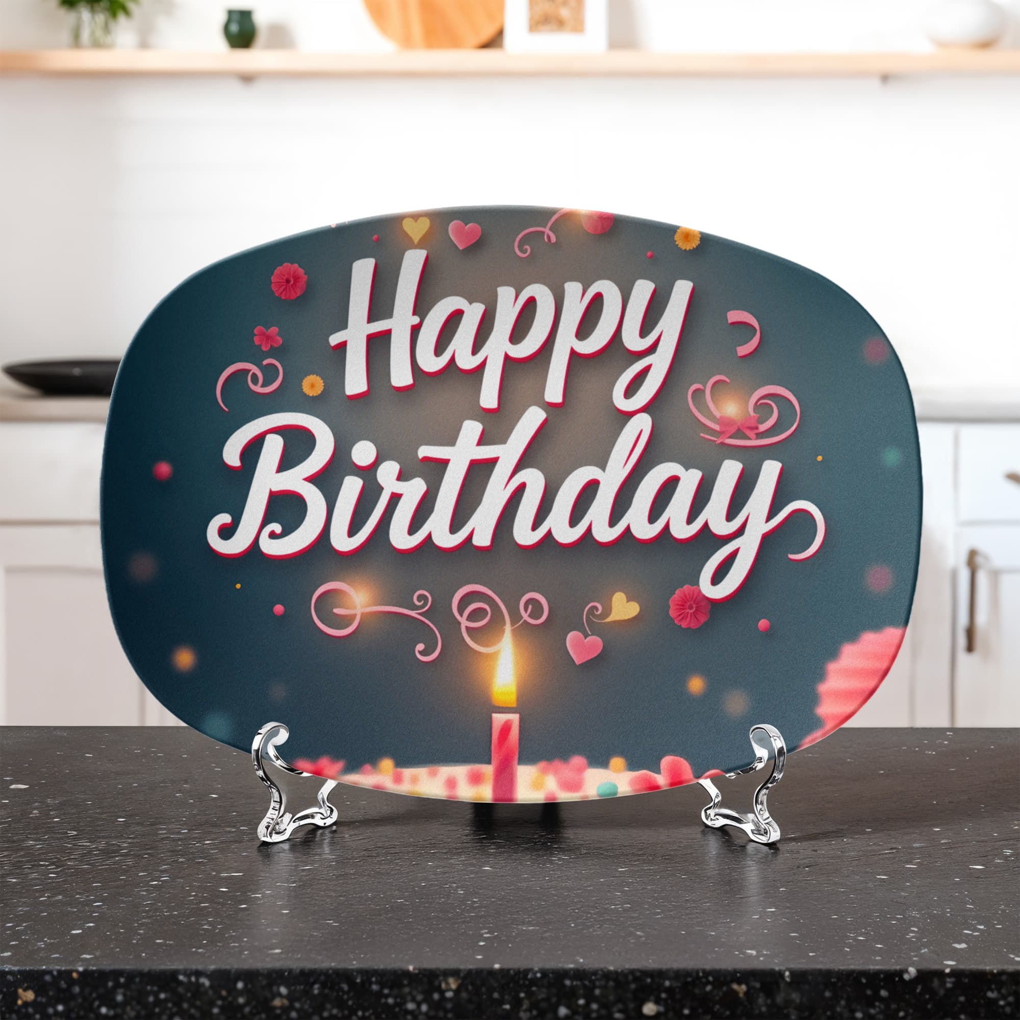 Happy Birthday  Cake & Candle 10