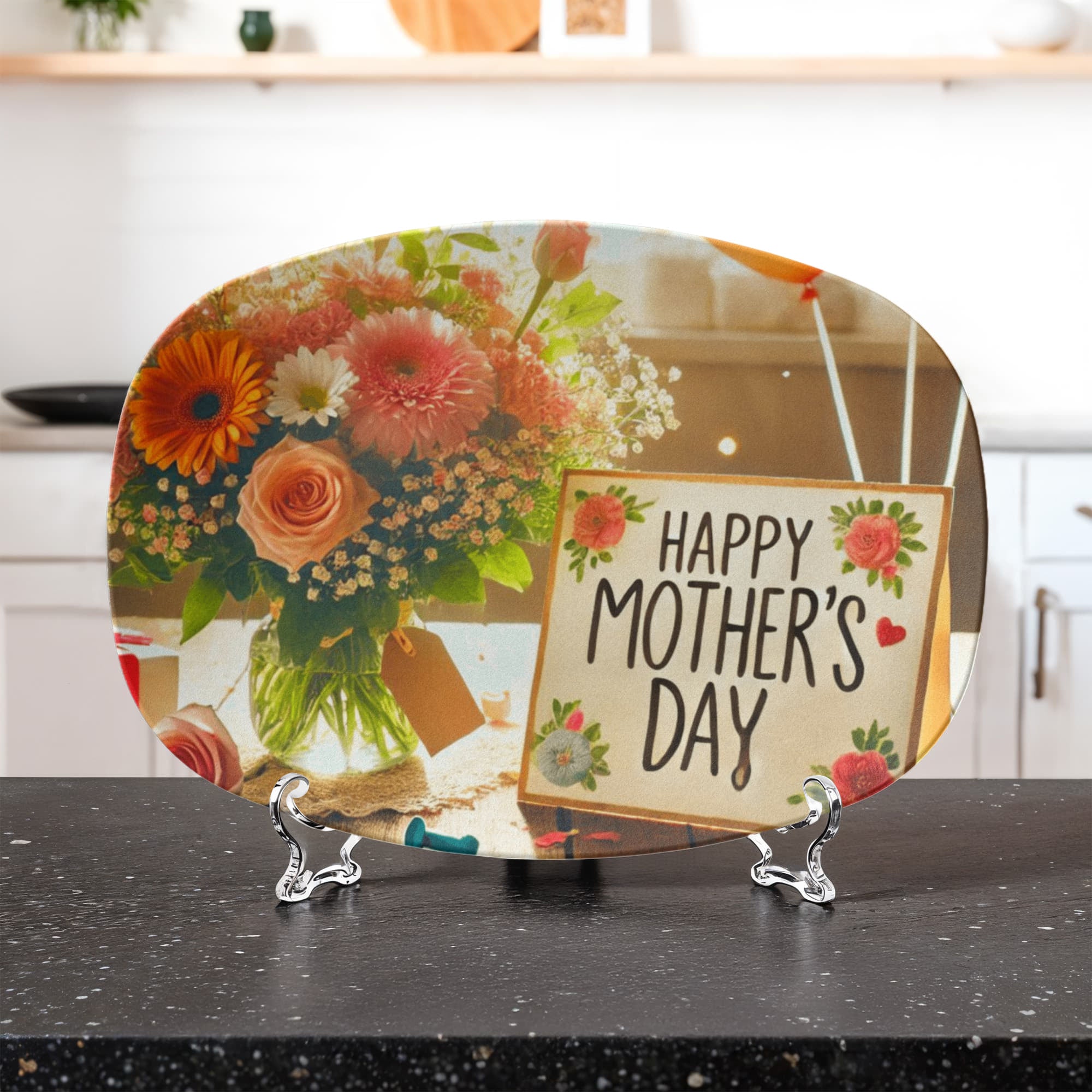 Happy Mother's Day Card and Flowers  10