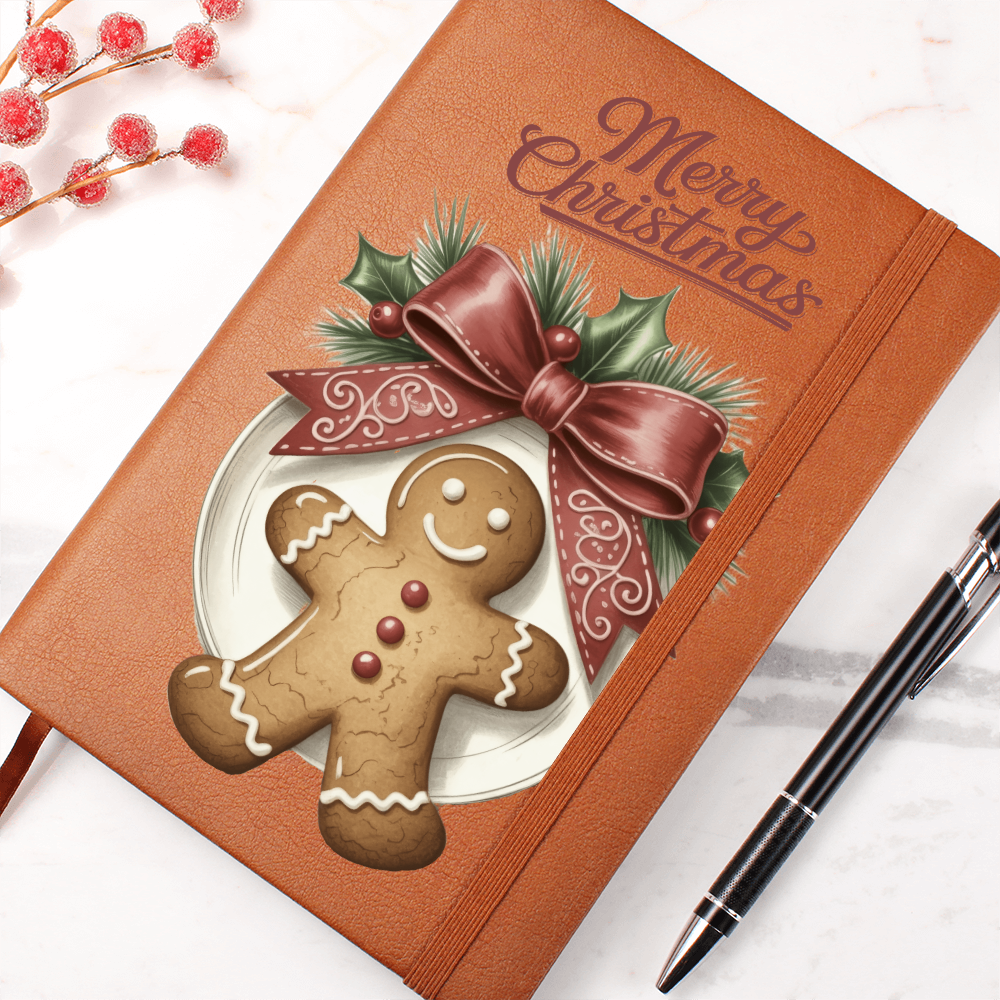 Merry Christmas Gingerbread Man Graphic Journal