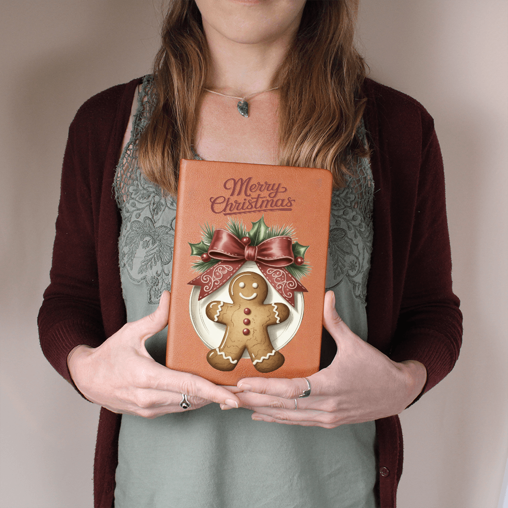 Merry Christmas Gingerbread Man Graphic Journal