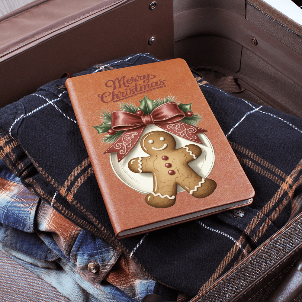 Merry Christmas Gingerbread Man Graphic Journal