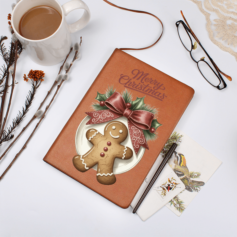 Merry Christmas Gingerbread Man Graphic Journal