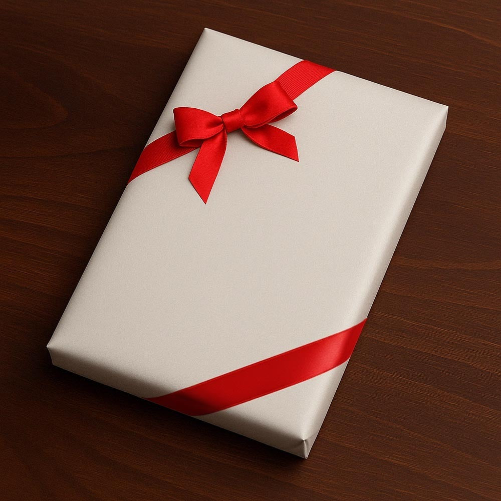 Christmas Fox Six Seven Vegan Leather Graphic Journal